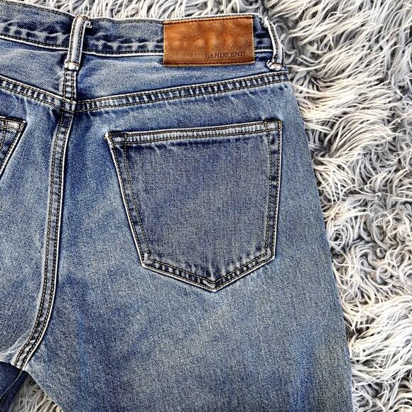 Lands' End Denim Jeans Regular Fit Coupe Simple Womens 30 100% Cotton Petite - Picture 6 of 9